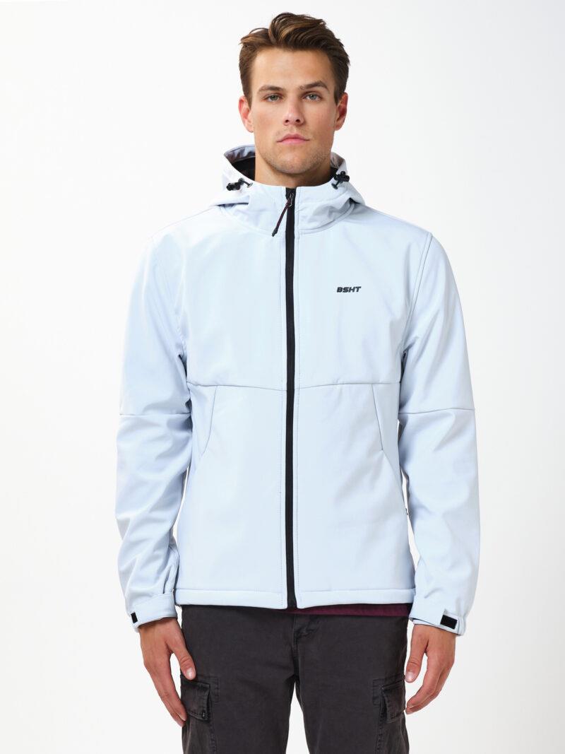HOODED BONDED MID LENGTH JACKET